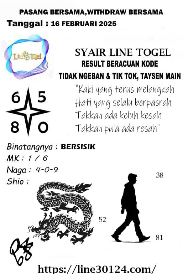 syair tanggal 16 februari 2025